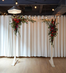 Crimson Love Wedding Arch