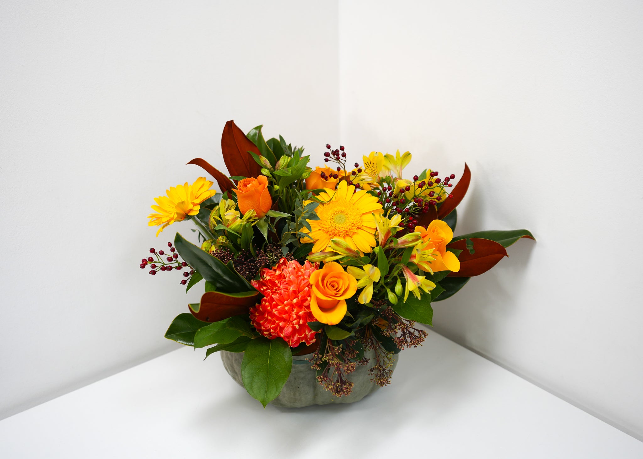 Thanksgiving Pumpkin Vase