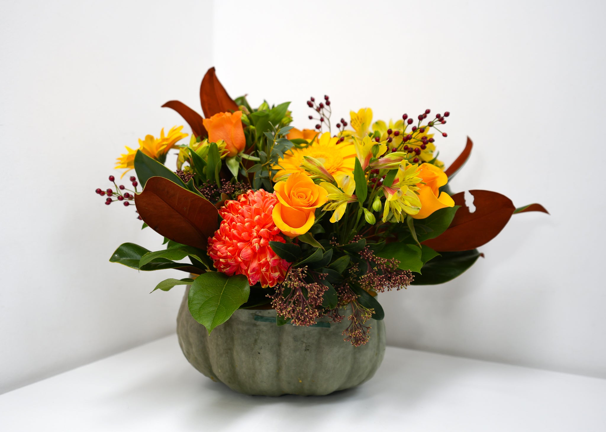Thanksgiving Pumpkin Vase
