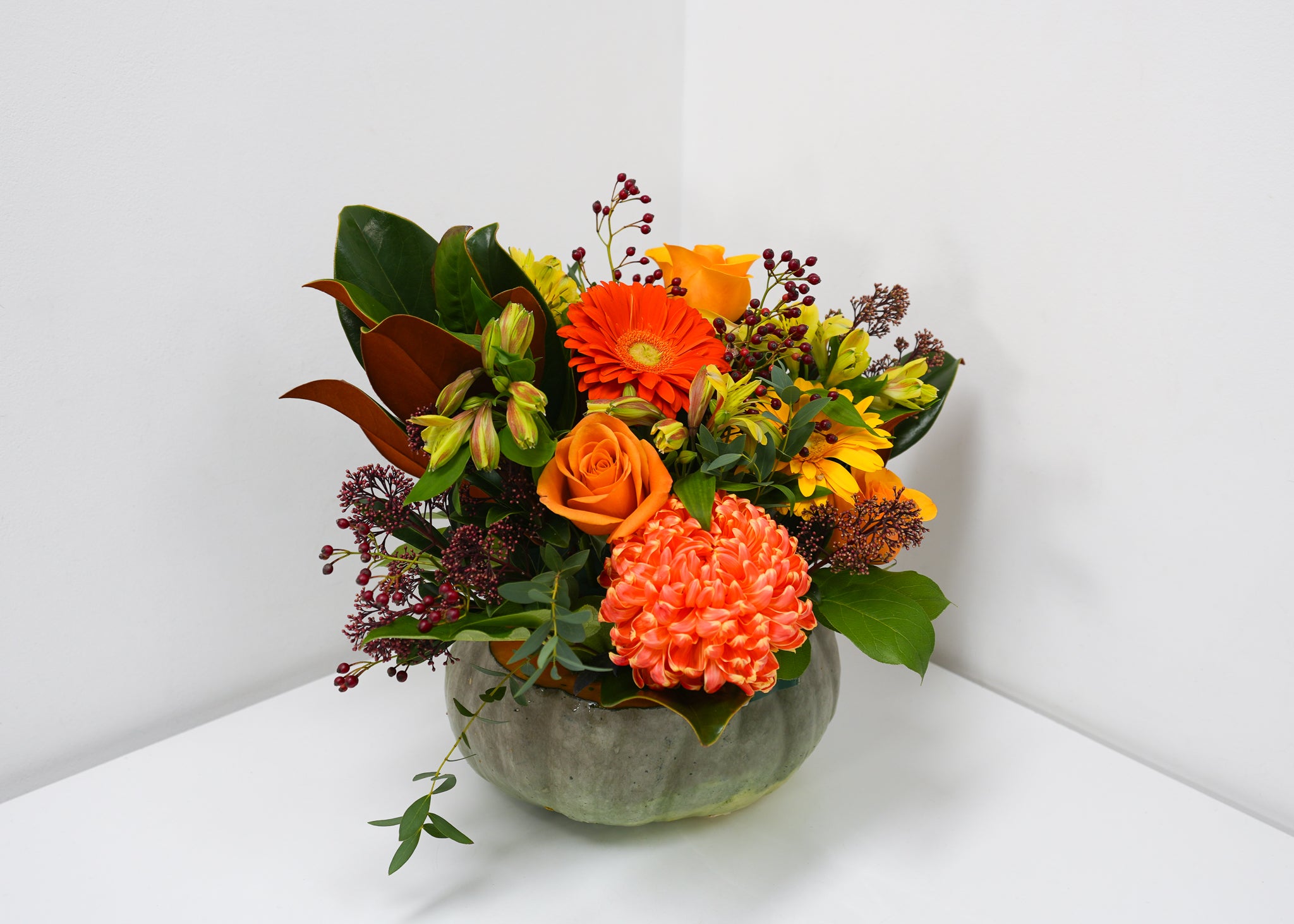 Thanksgiving Pumpkin Vase
