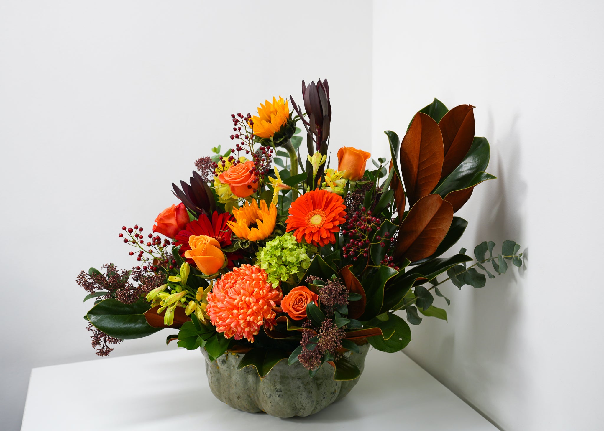 Thanksgiving Pumpkin Vase
