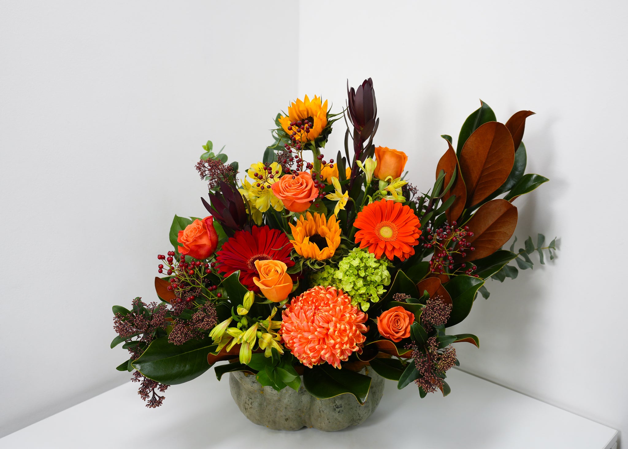 Thanksgiving Pumpkin Vase