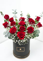 Red Rose Round Box