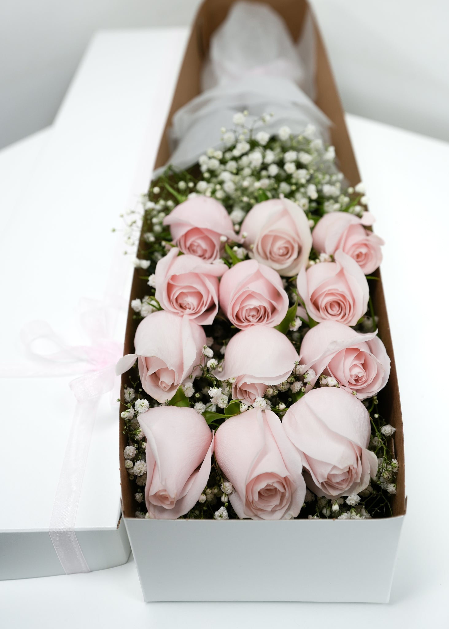 12 Pink Rose Box