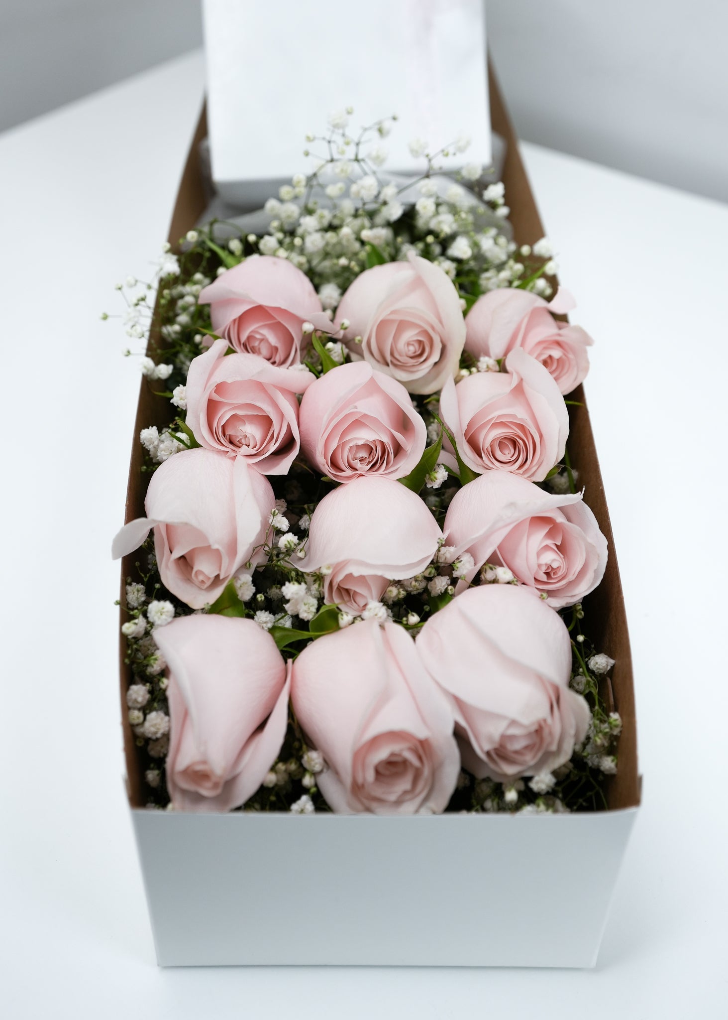 12 Pink Rose Box