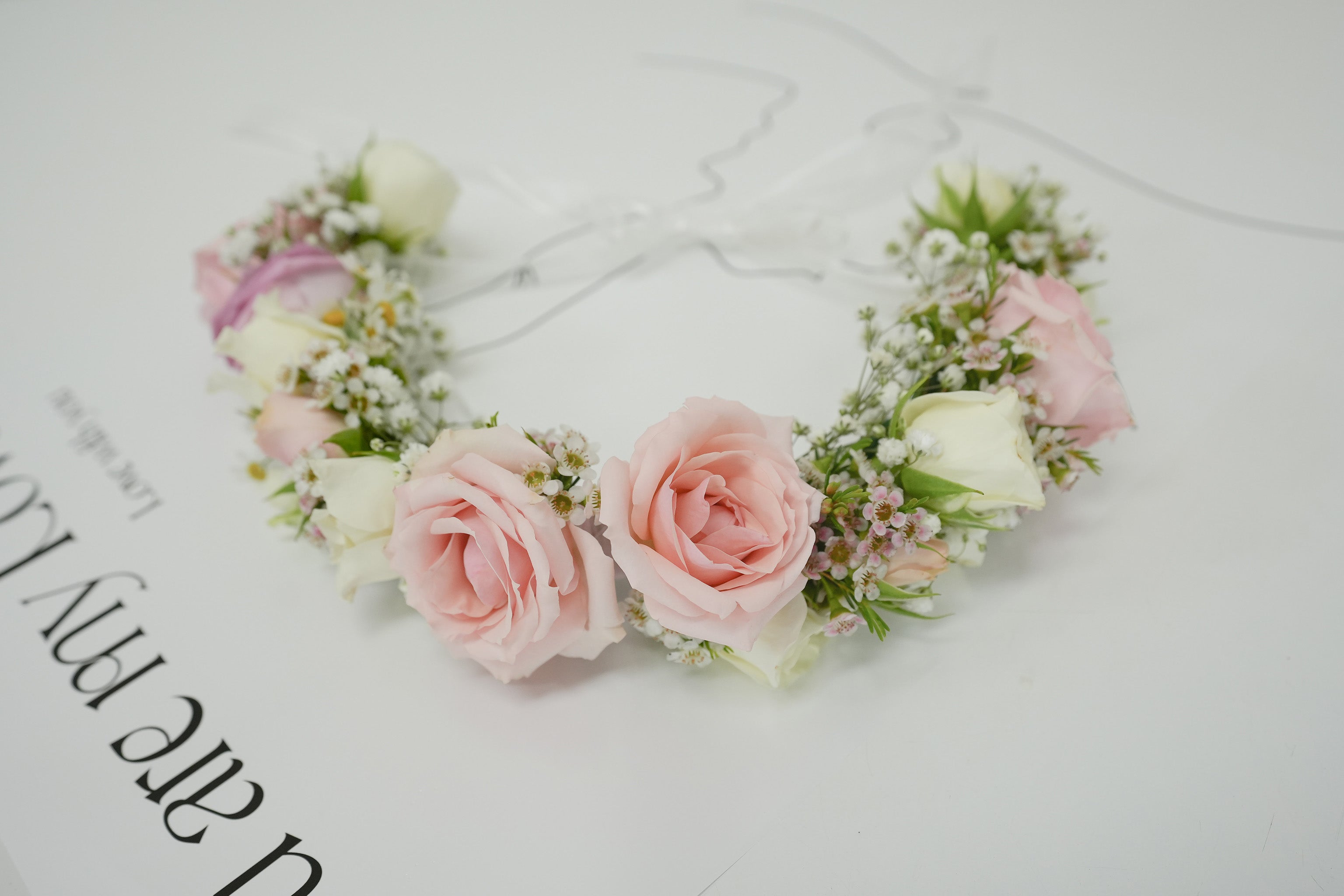 Pink Rose Hair Adornment