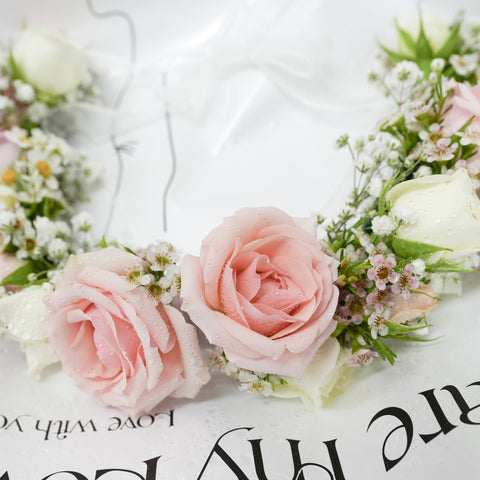 Pink Rose Hair Adornment