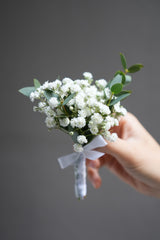 Baby's Breath Boutonniere
