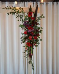 Crimson Love Wedding Arch