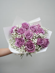 12 Lavender Roses