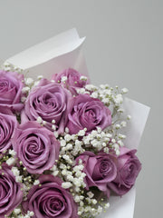 12 Lavender Roses