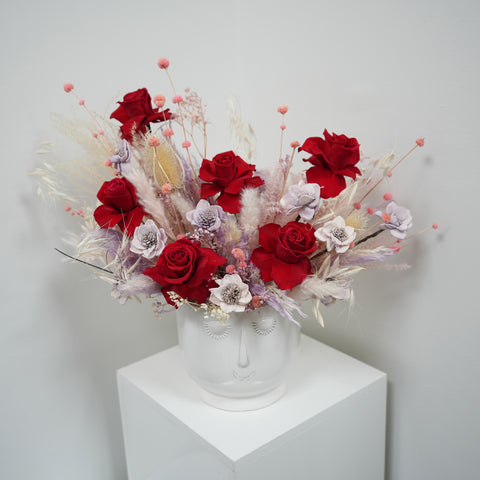 Timeless Red & White