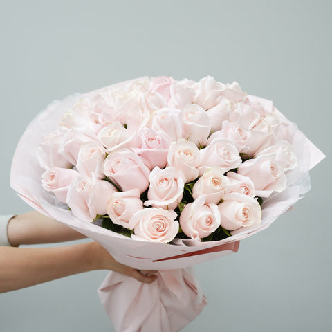 50 Blush Roses Bouquet