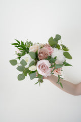 Modern pink Silk Flower Bouquet