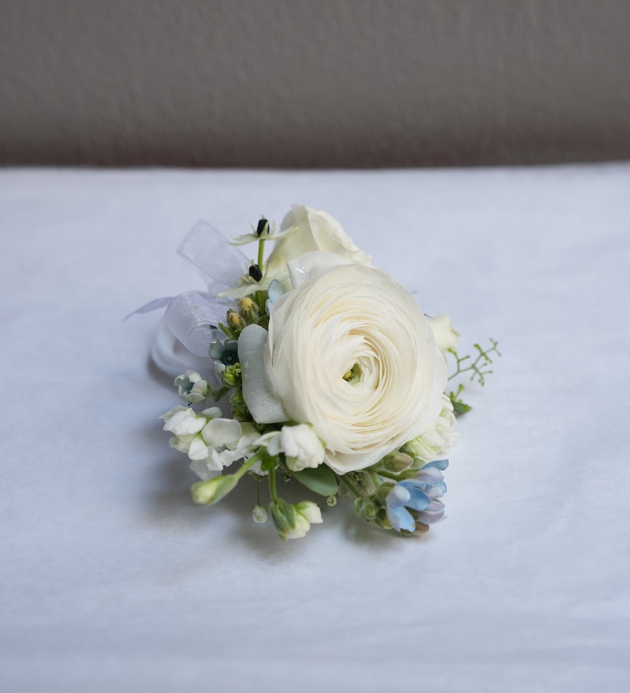 Ranunculus Corsage & Boutonniere