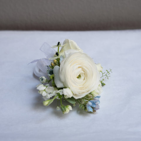 Ranunculus Corsage & Boutonniere