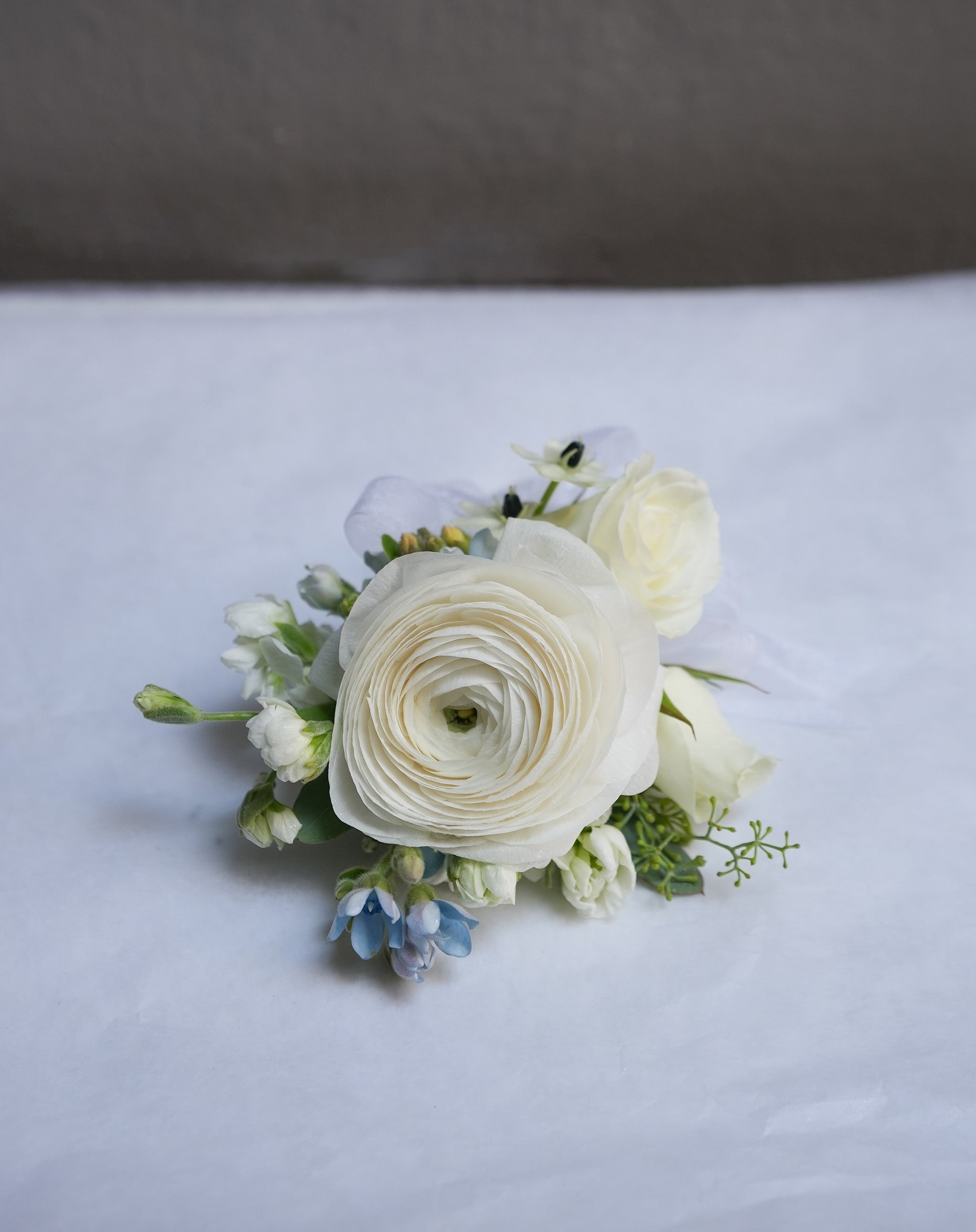 Ranunculus Corsage & Boutonniere