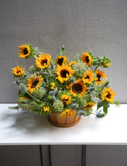 Perfect Sunflower Basket
