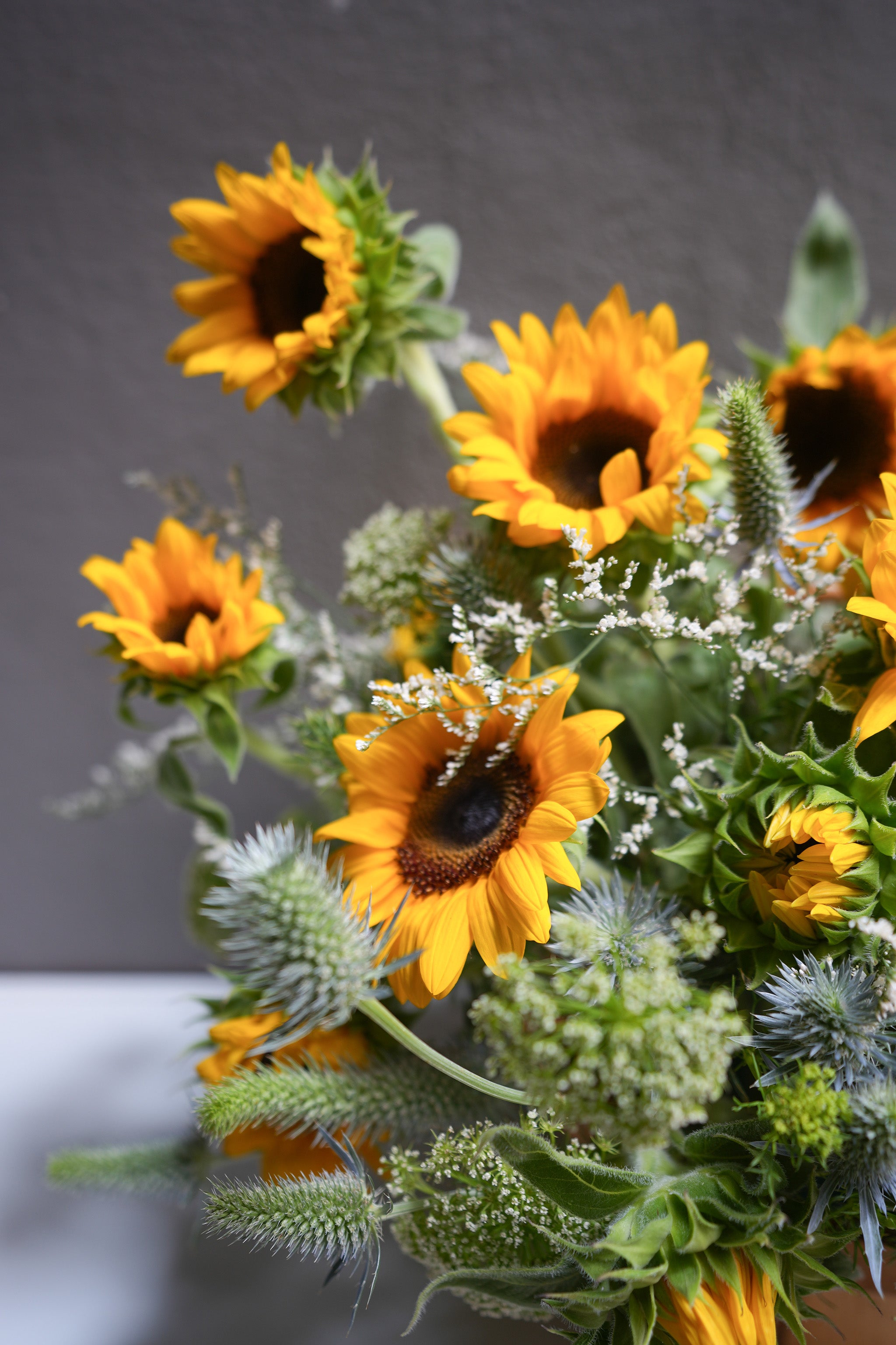 Perfect Sunflower Basket