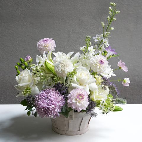 Purple Bloom Basket