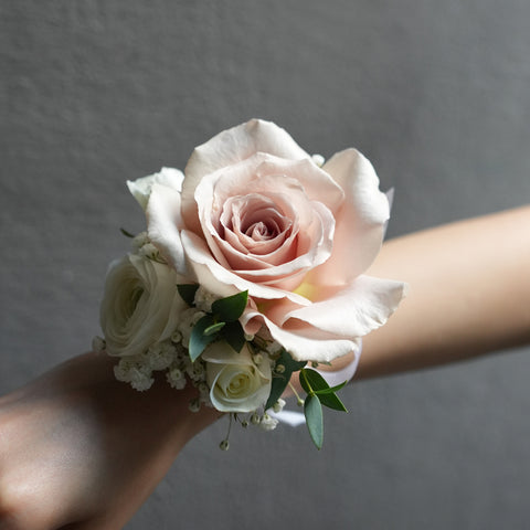 Blush Rose Corsage