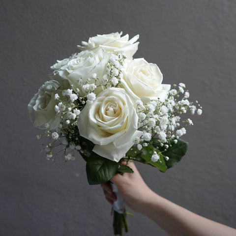 White Rose Bouquet