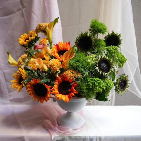 Summer Scarlet Centerpiece