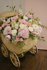 Pink Stroller Decor