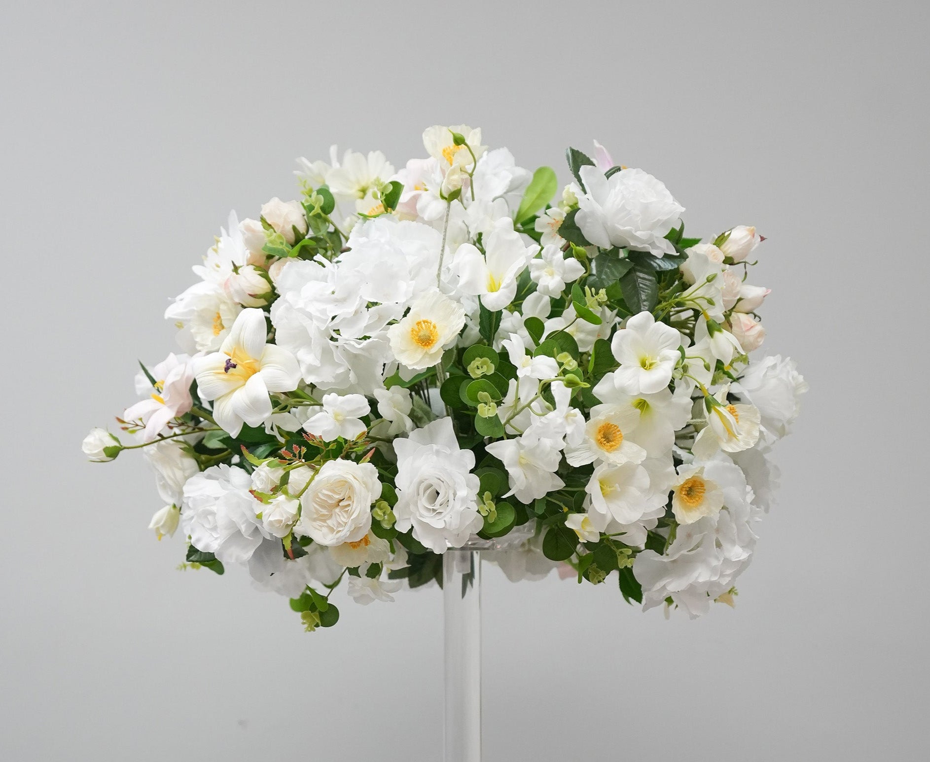 Evergreen Silk Flower Arrangement