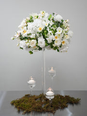 Evergreen Silk Flower Arrangement