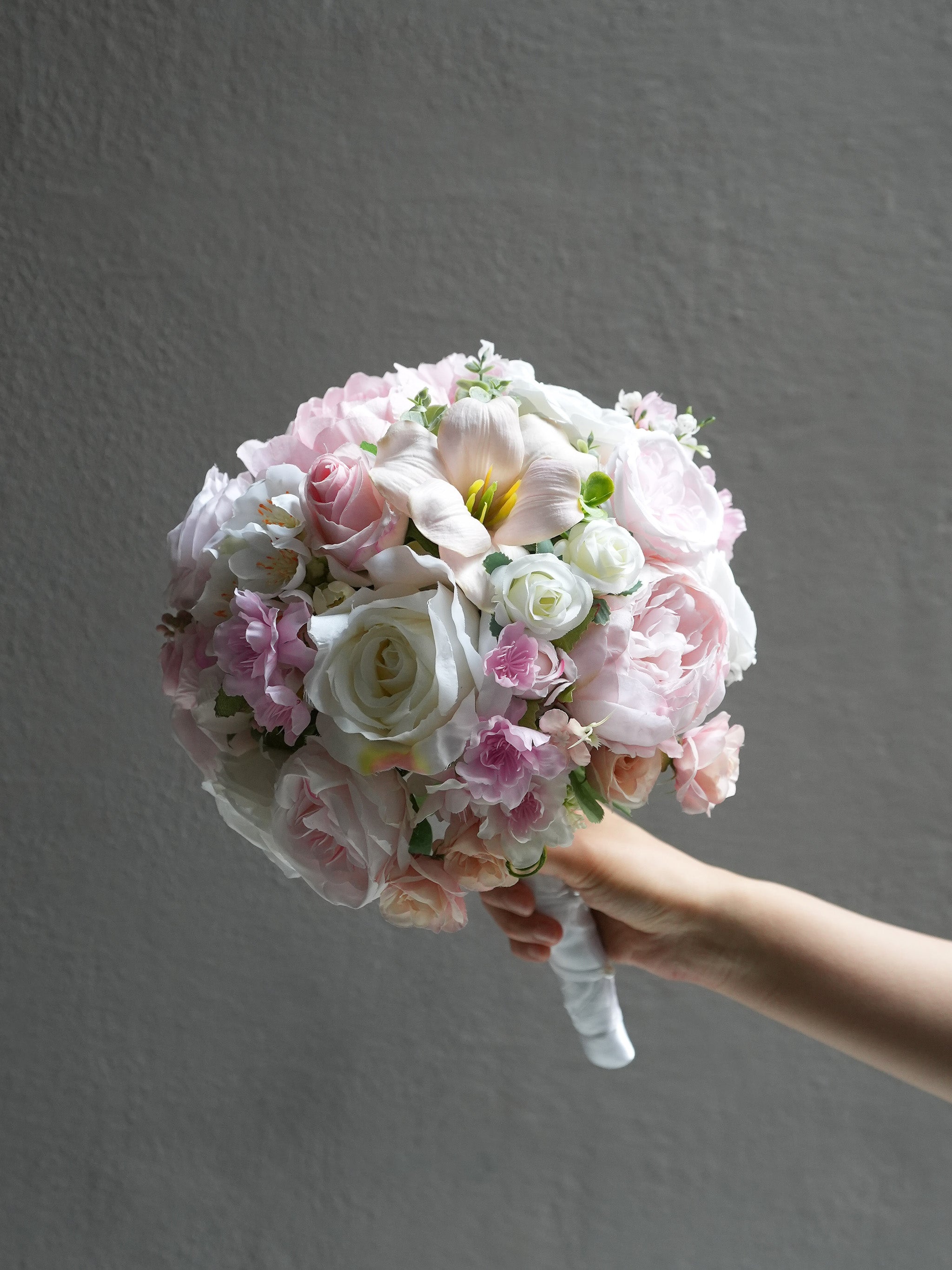 Blush Dream Silk Flower Bouquet