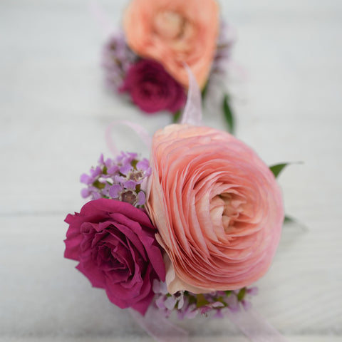 Sunset Corsage & Boutonniere