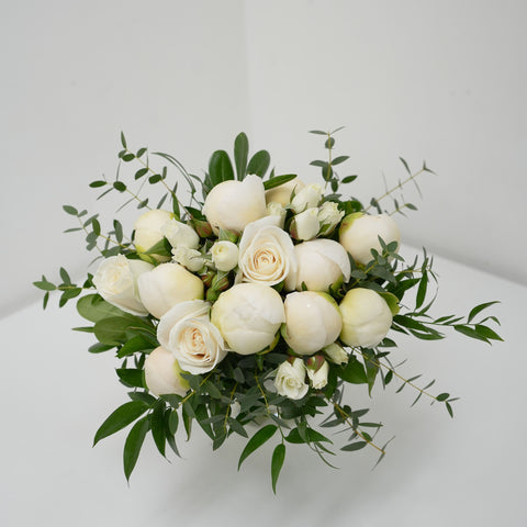 Peony & rosy bouquet (Seasonal)