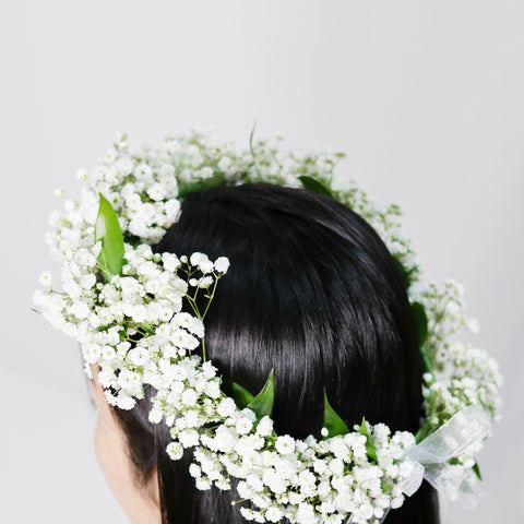White Flower Crown