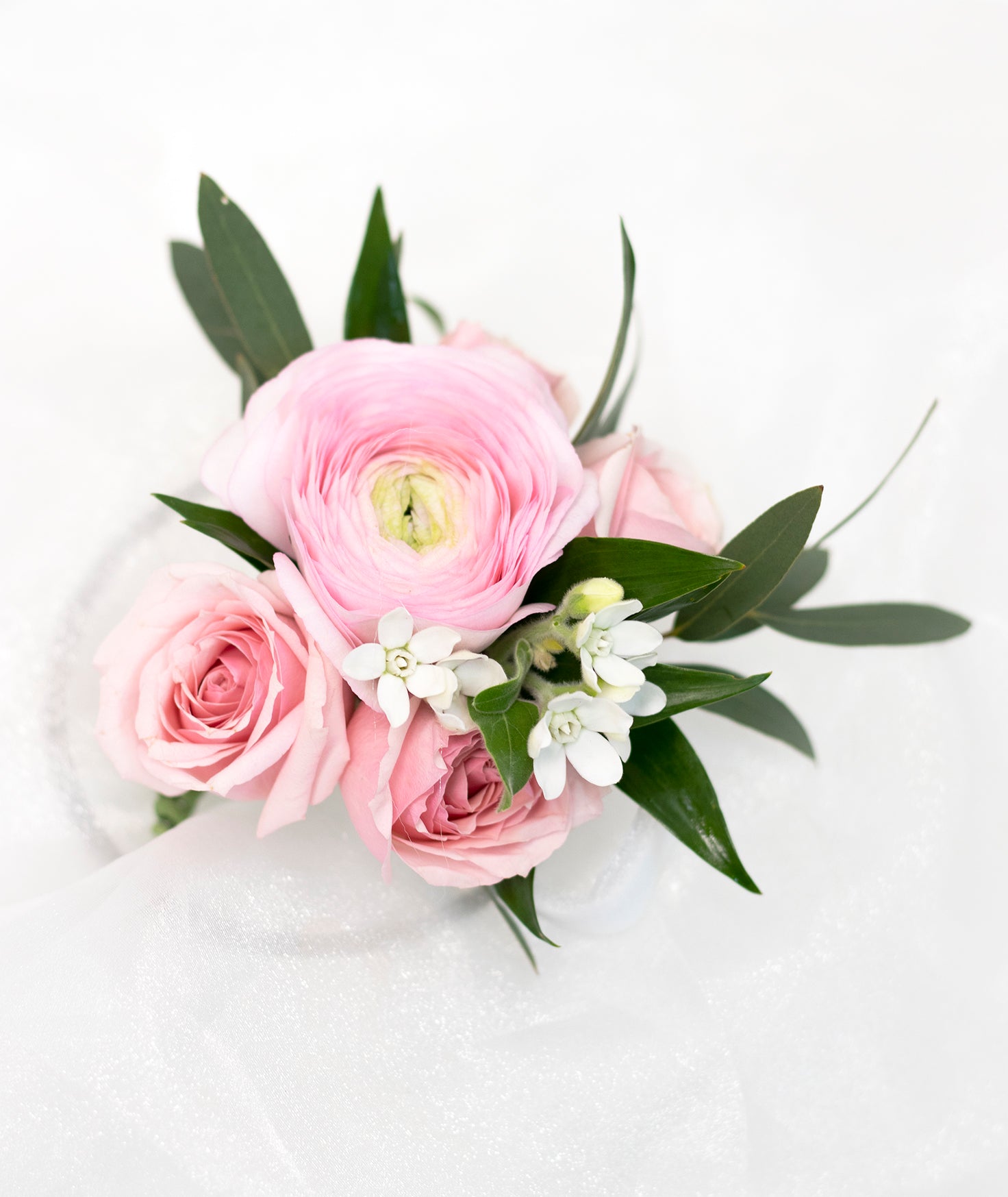 Pink Ranunculus Corsage