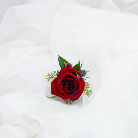 Red Rose Boutonniere