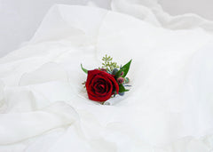 Red Rose Boutonniere - Toronto Flower Gallery