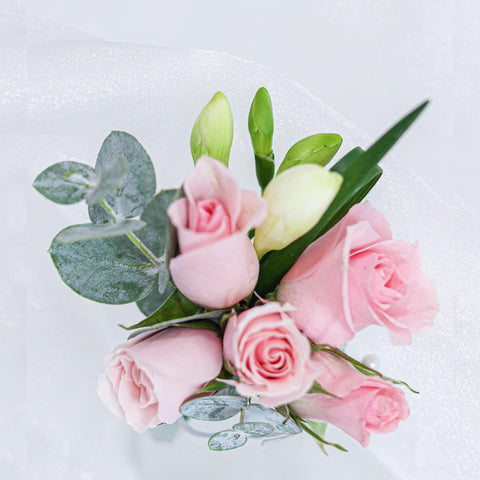 Pink Rose Corsage