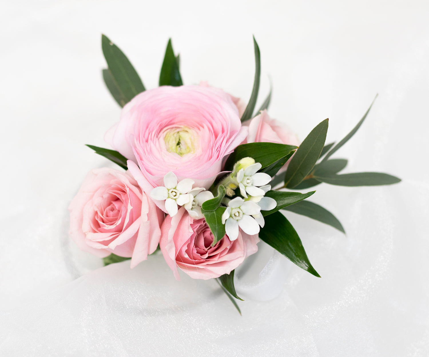 Pink Ranunculus Corsage