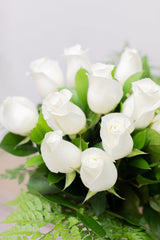 12 White Roses - Toronto Flower Gallery