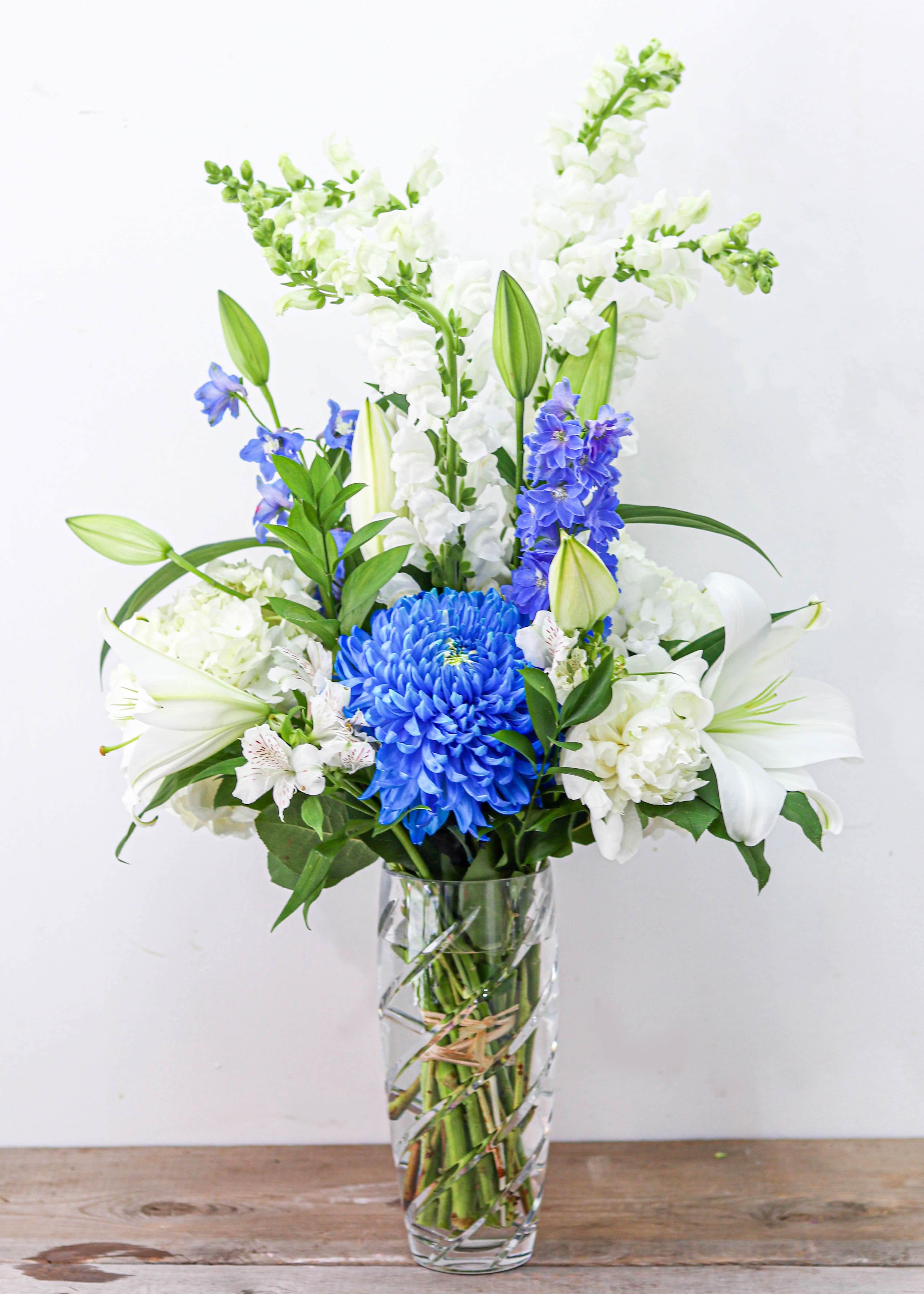 Blue Ocean Bouquet - Toronto Flower Gallery