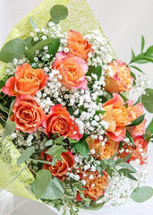 12 Orange Roses - Toronto Flower Gallery