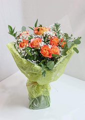 12 Orange Roses - Toronto Flower Gallery