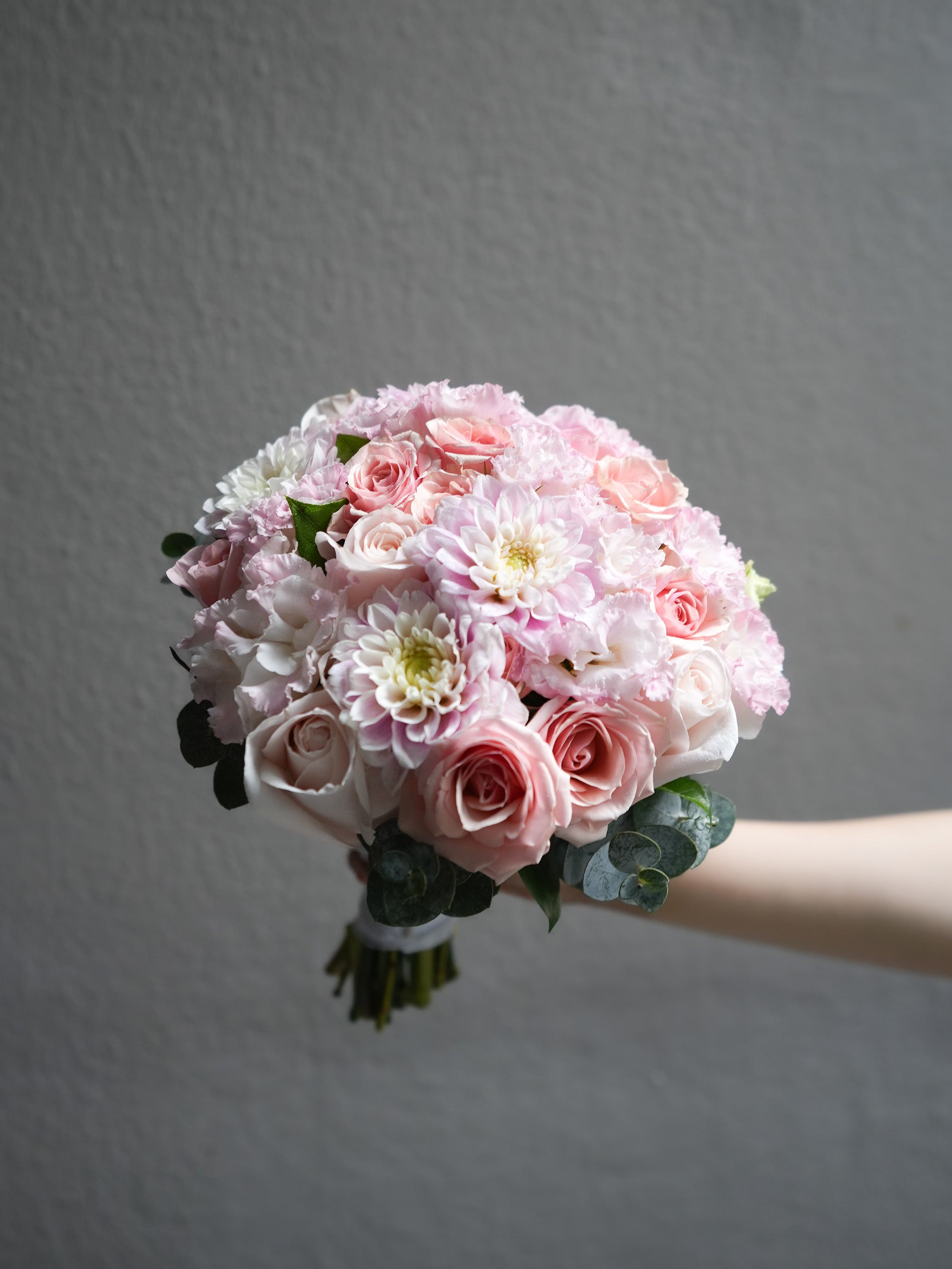 Pink Dahlia Bouquet