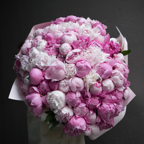 100 Peonies Bouquet