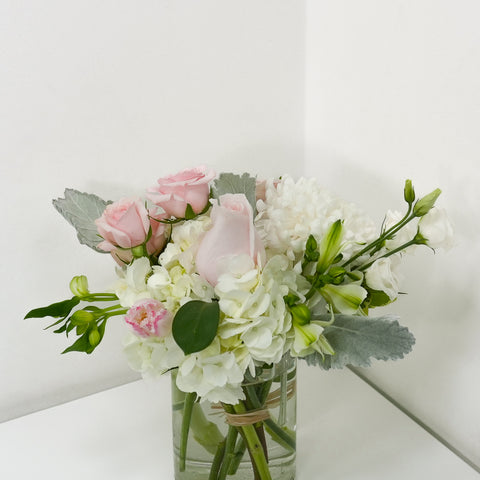 Light Pink Roses Centerpiece