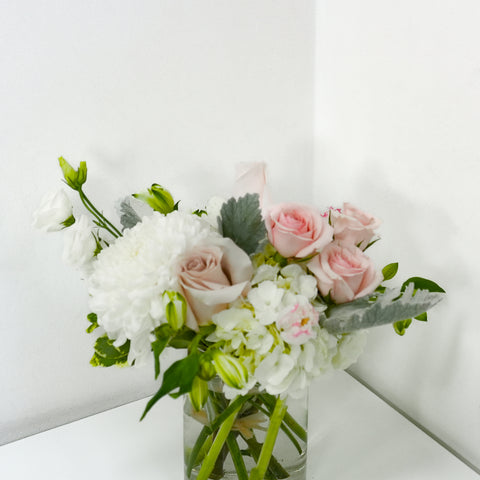 Light Pink Roses Centerpiece