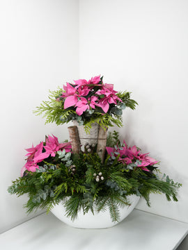 Lush Poinsettia Arrangement