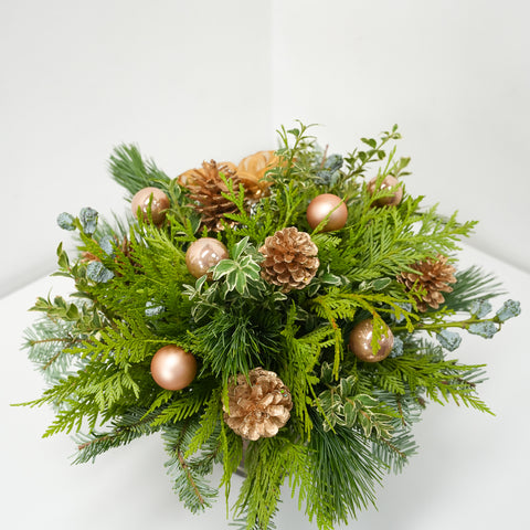 Merry and Bright with Vase