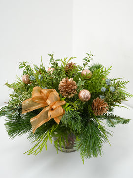 Merry and Bright with Vase